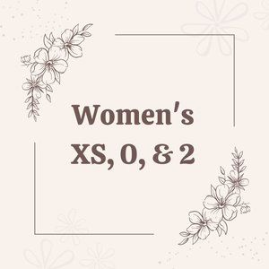 Women's XS, 0, & 2